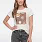 Polera Estampado Mujer Crudo - Miniatura 1