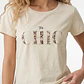 Polera Estampado Mujer Beige - Miniatura 2