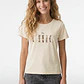 Polera Estampado Mujer Beige - Miniatura 1