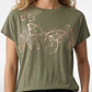 Polera Mariposa Mujer Verde - Miniatura 2