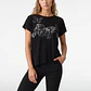 Polera Mariposa Mujer Negro - Miniatura 1
