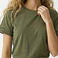 Polera Aplicación Mujer Verde - Miniatura 2