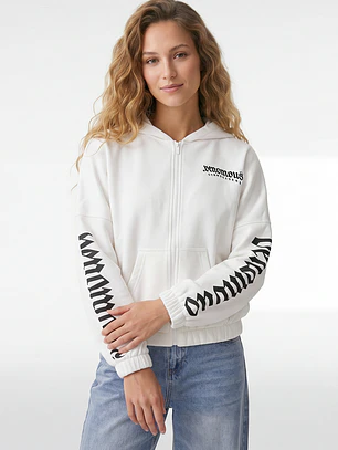 Polerón Crop Mujer Crudo