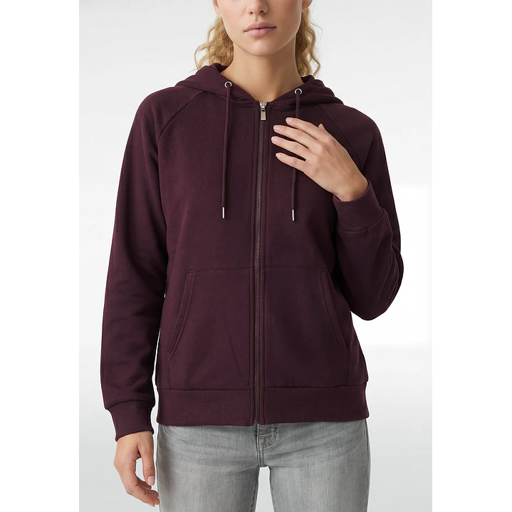 Polerón Liso Mujer Uva 2