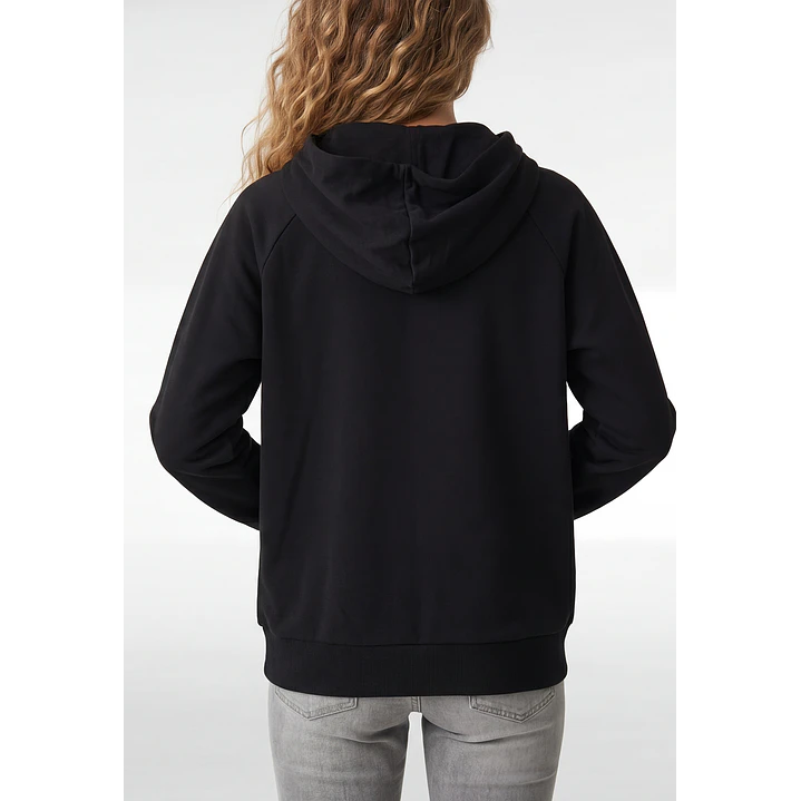 Polerón Liso Mujer Negro 3