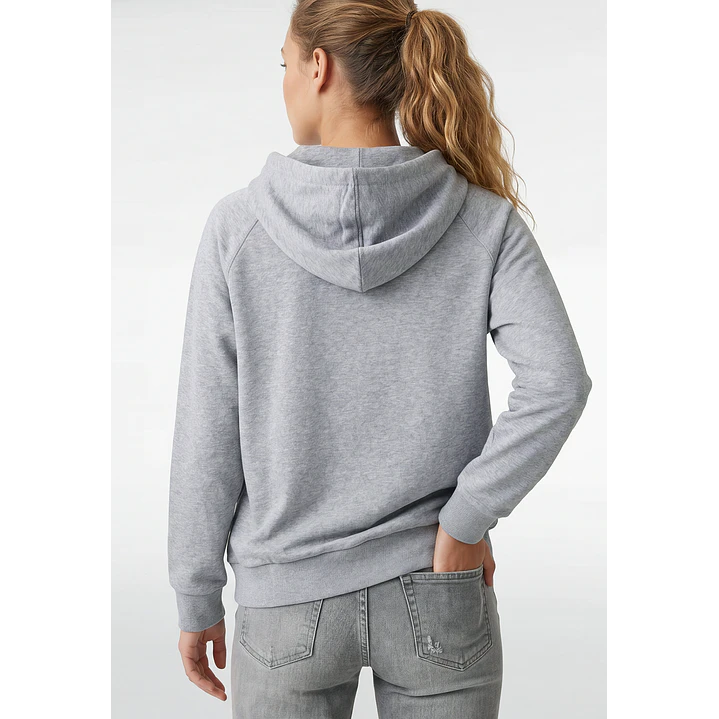 Polerón Liso Mujer Gris 3