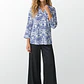 Blusa Chic Mujer Manga 3/4 Blanco - Miniatura 4