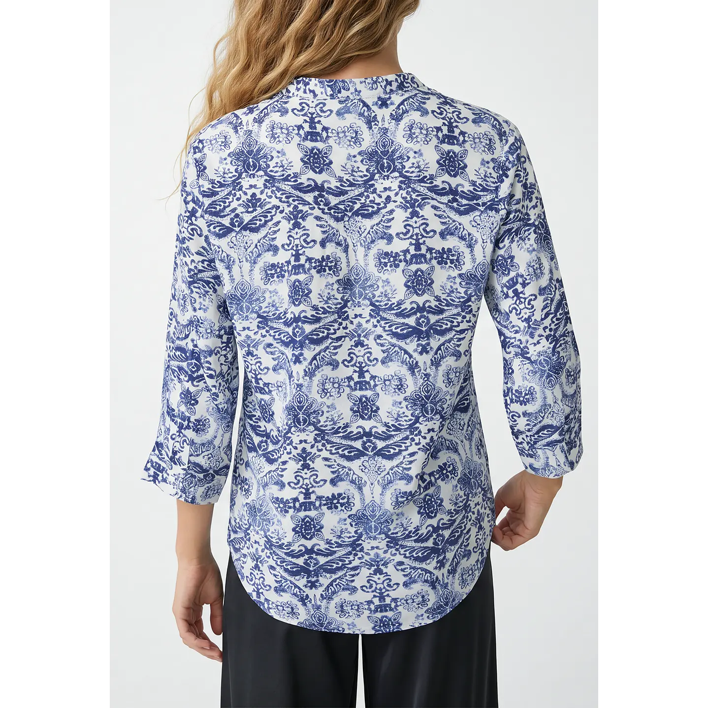 Blusa Chic Mujer Manga 3/4 Blanco 3