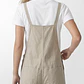 Jardinera Color Wide Leg Mujer Beige - Miniatura 4