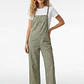 Jardinera Color Wide Leg Mujer Verde - Miniatura 1