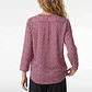 Blusa Chic Mujer Manga 3/4 Rosado - Miniatura 3