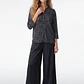Blusa Chic Mujer Manga 3/4 Negro - Miniatura 4