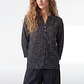 Blusa Chic Mujer Manga 3/4 Negro - Miniatura 1