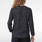 Blusa Chic Mujer Manga 3/4 Negro - Miniatura 3