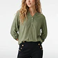 Blusa Strass Mujer Manga 3/4 Verde - Miniatura 1