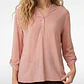 Blusa Strass Mujer Manga 3/4 Rosado - Miniatura 2