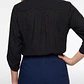 Blusa Strass Mujer Manga 3/4 Negro - Miniatura 3