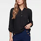 Blusa Strass Mujer Manga 3/4 Negro - Miniatura 1