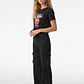 Jeans Cargo Wide Leg Mujer Gris - Miniatura 3