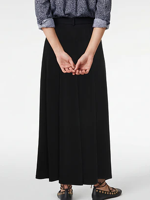Pantalón Maxi Wide Leg Mujer Negro