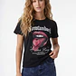Polera Metal Mujer Negro - Miniatura 1