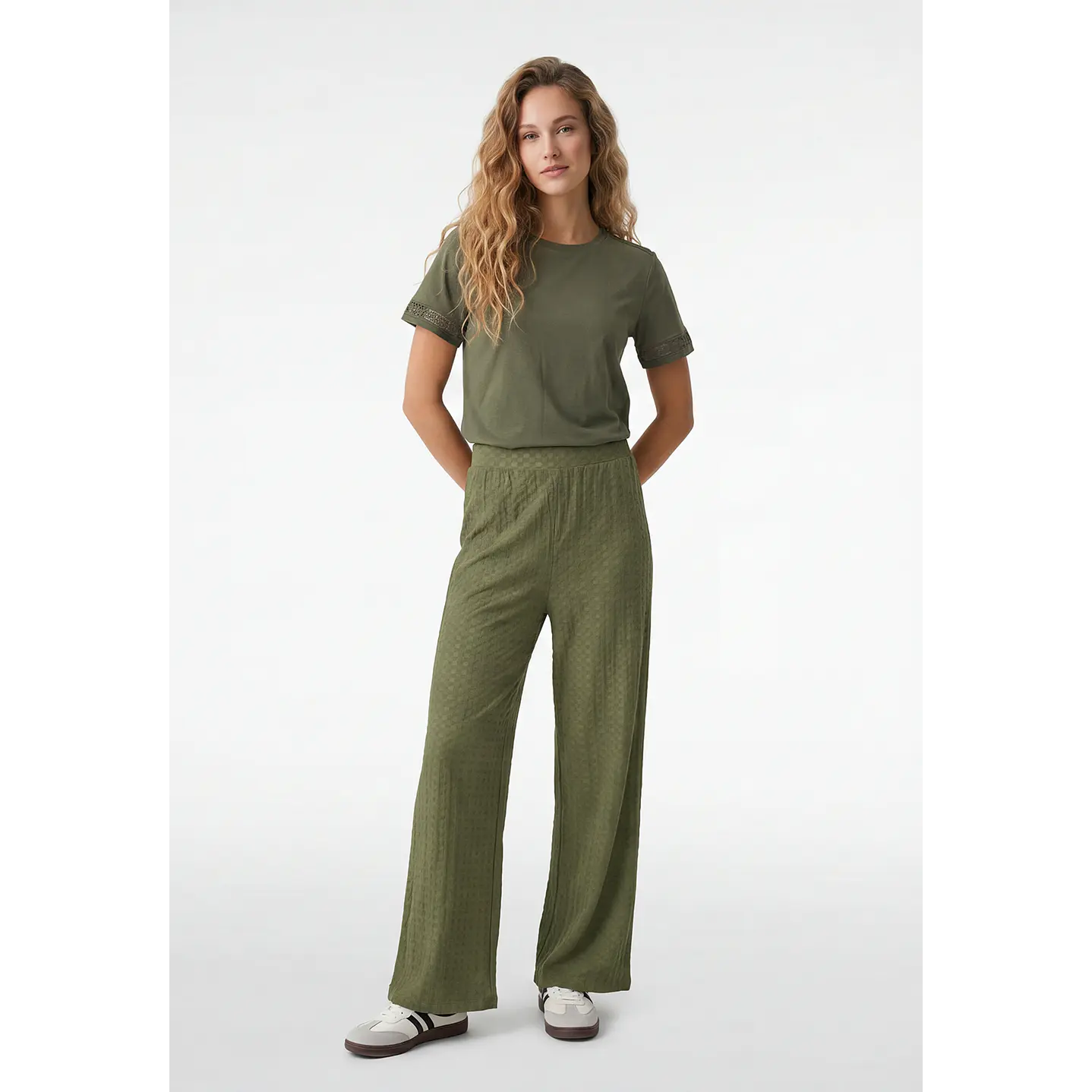Pantalón Bambu Mujer Verde 4