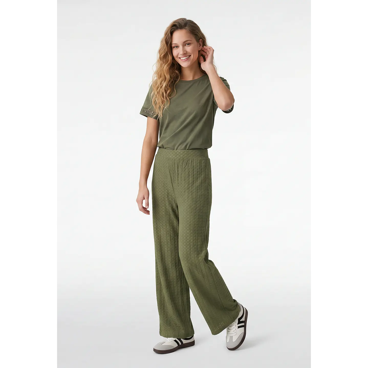 Pantalón Bambu Mujer Verde 3
