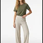 Pantalón Bambu Mujer Beige - Miniatura 3