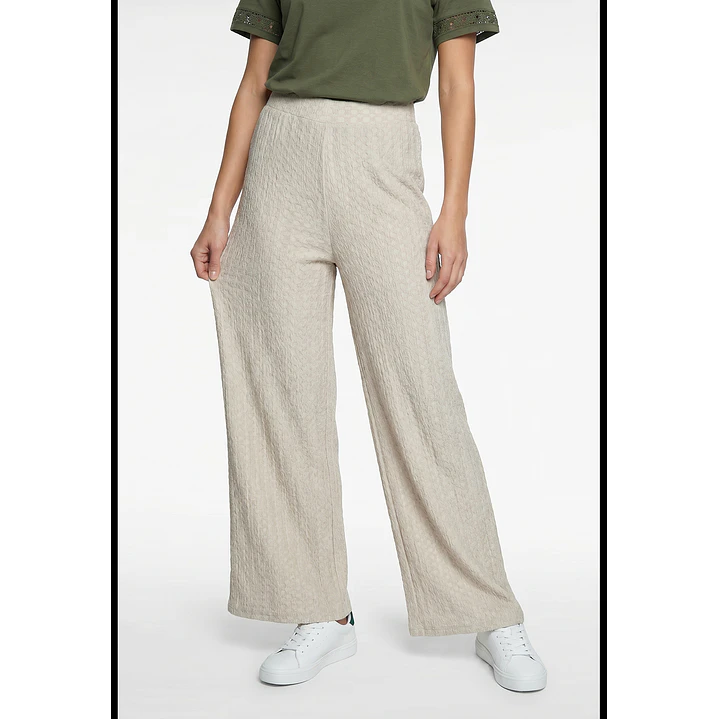 Pantalón Bambu Mujer Beige 1