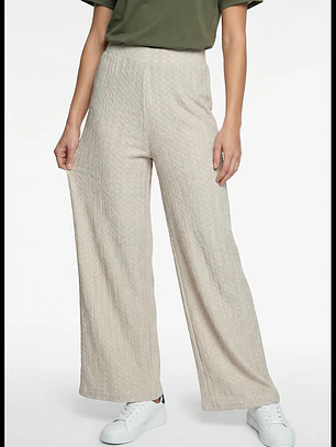 Pantalón Bambu Mujer Beige