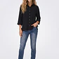 Blusa Amarras Mujer Manga Larga Negro - Miniatura 4
