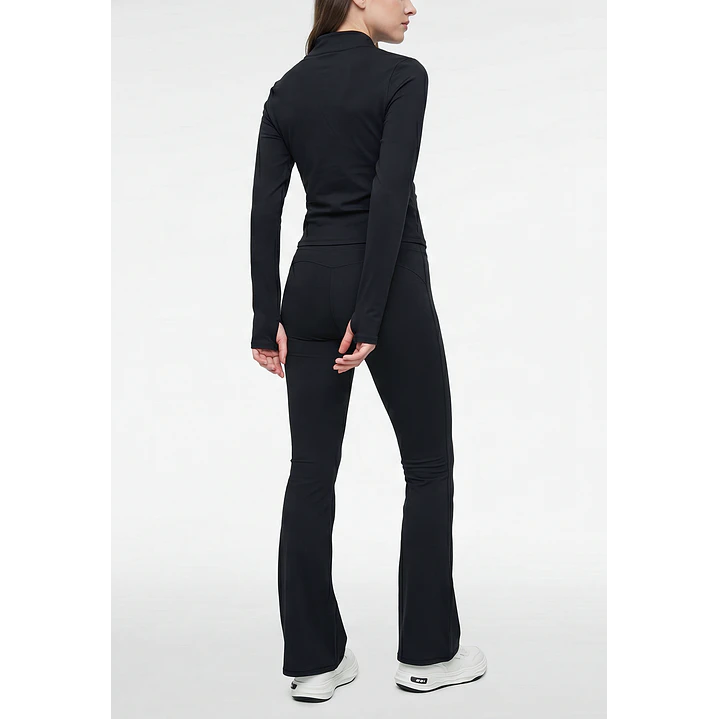 Calza Active Flare Mujer Negro 2
