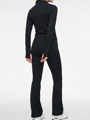 Calza Active Flare Mujer Negro