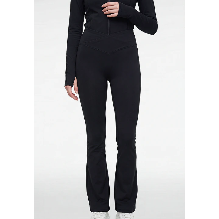 Calza Active Flare Mujer Negro 1