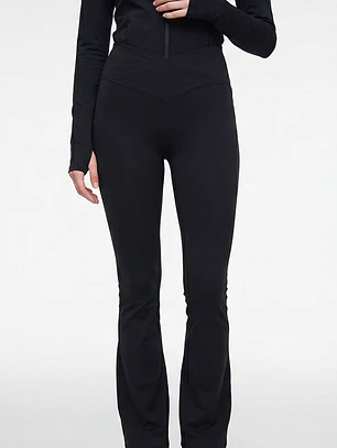 Calza Active Flare Mujer Negro
