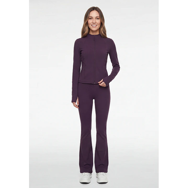 Calza Active Flare Mujer Morado 3