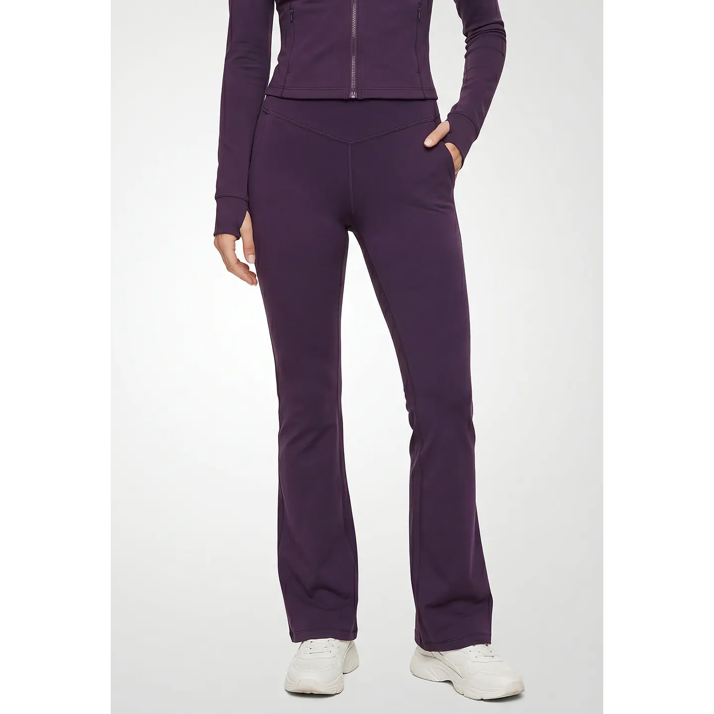 Calza Active Flare Mujer Morado 1