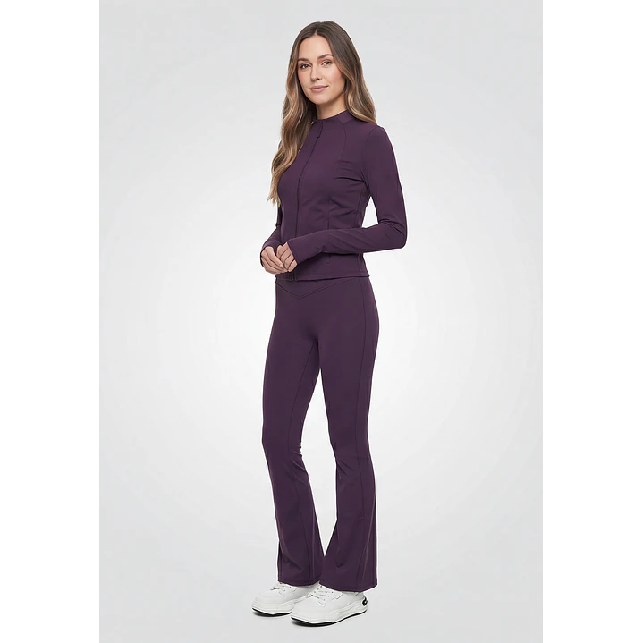 Calza Active Flare Mujer Morado 4