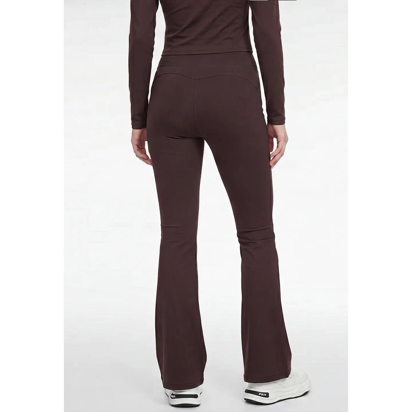Calza Active Flare Mujer Café 2