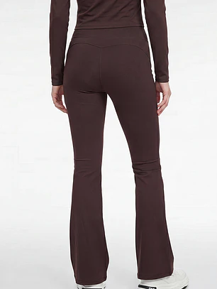 Calza Active Flare Mujer Café