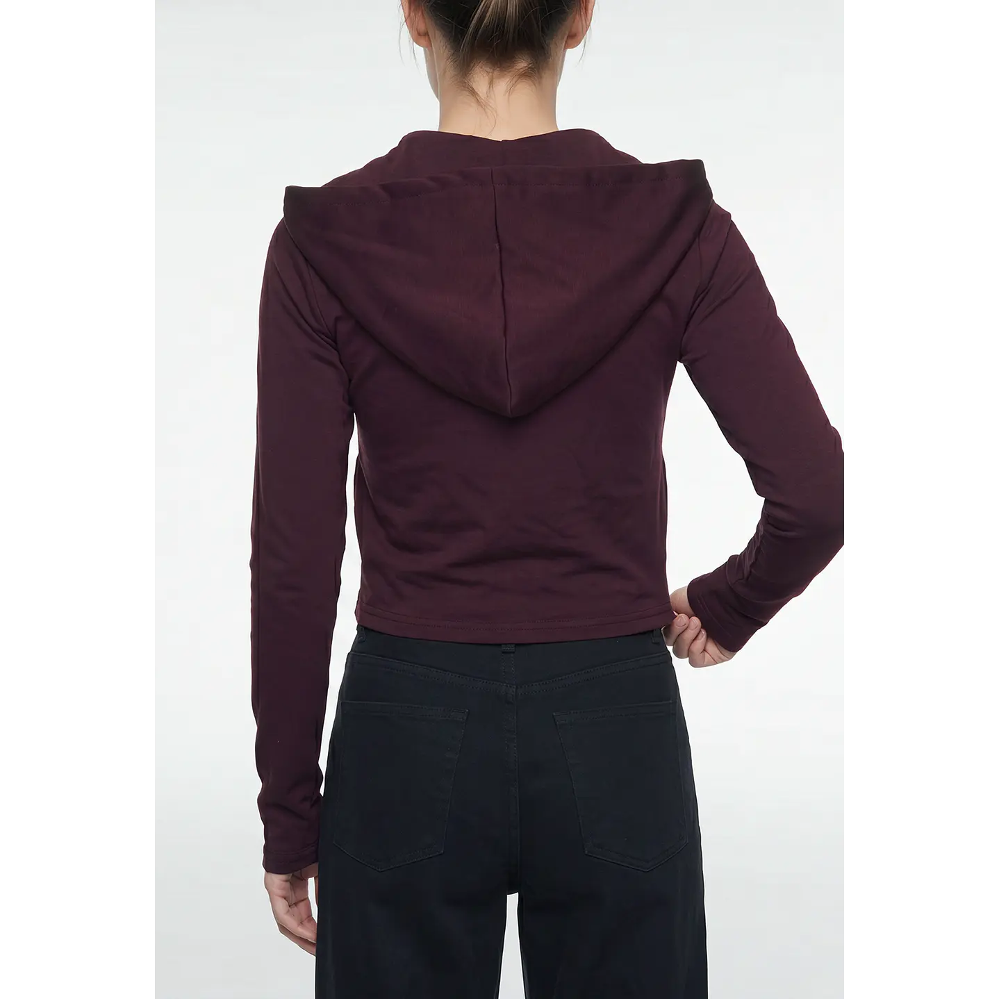 Polerón Soft Mujer Burdeo 3