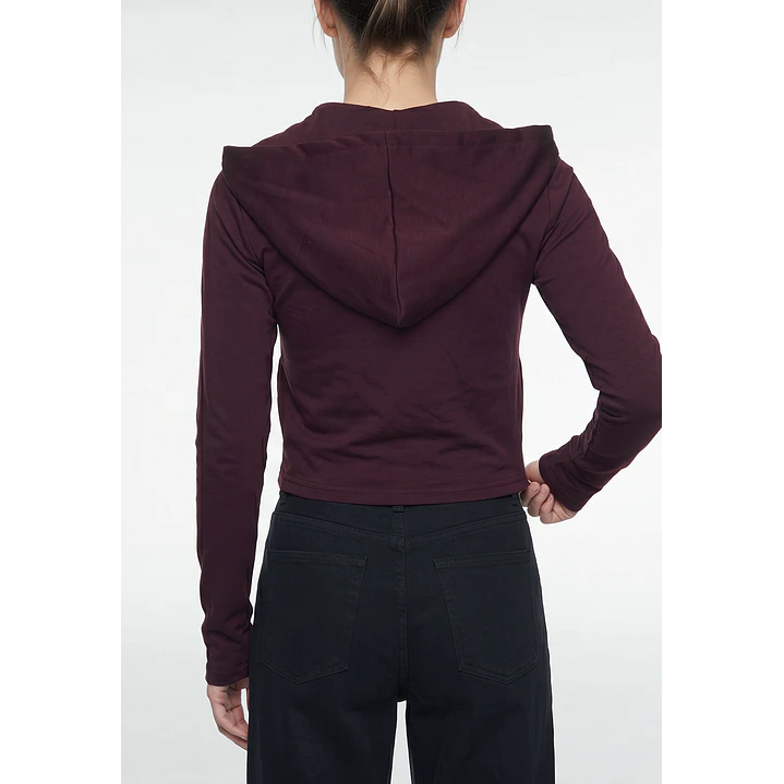 Polerón Soft Mujer Burdeo 3