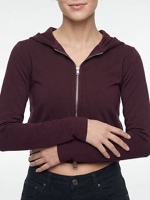 Polerón Soft Mujer Burdeo