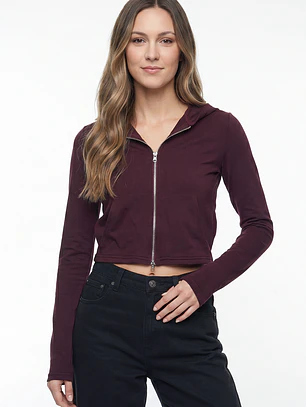 Polerón Soft Mujer Burdeo