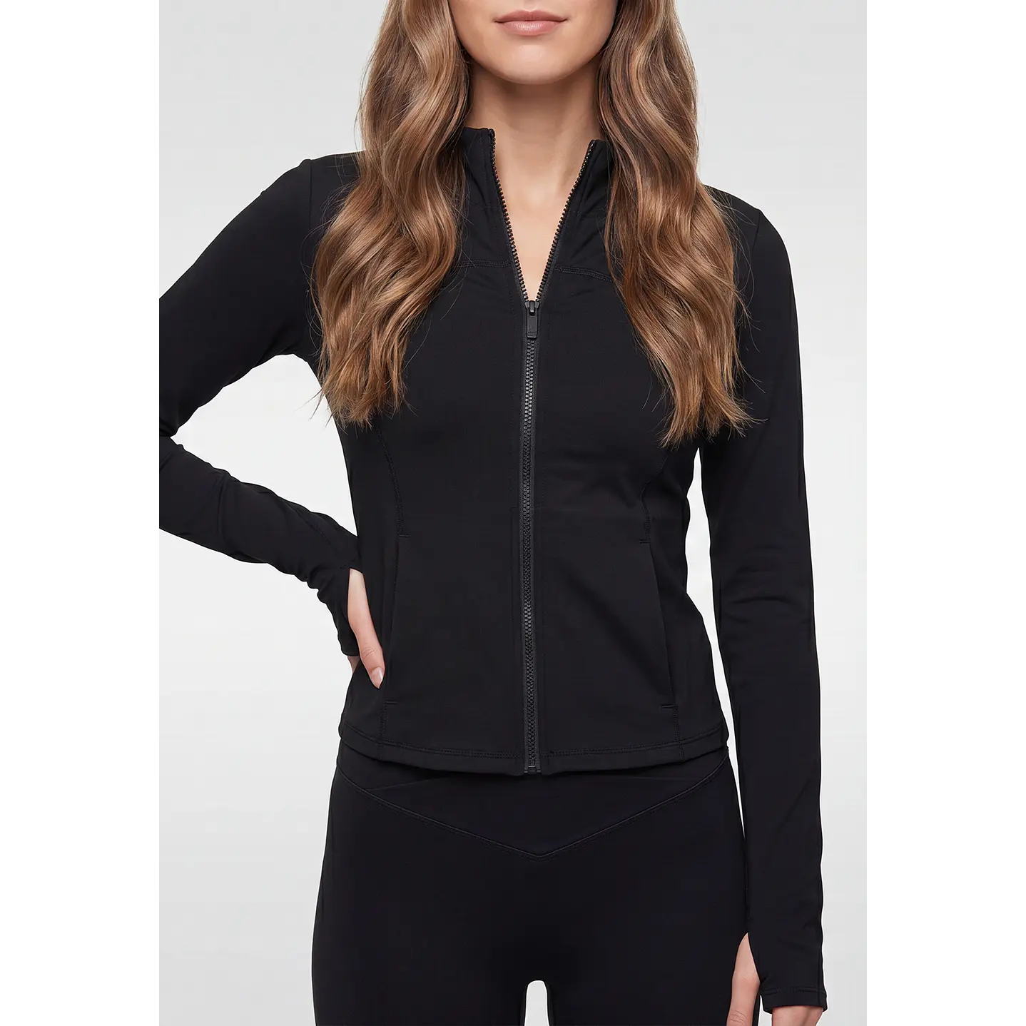 Polerón Active Mujer Negro 2