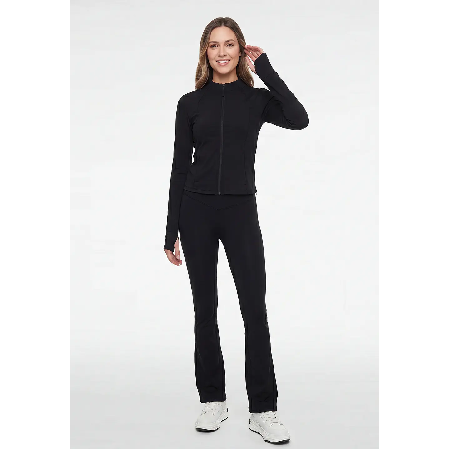 Polerón Active Mujer Negro 3