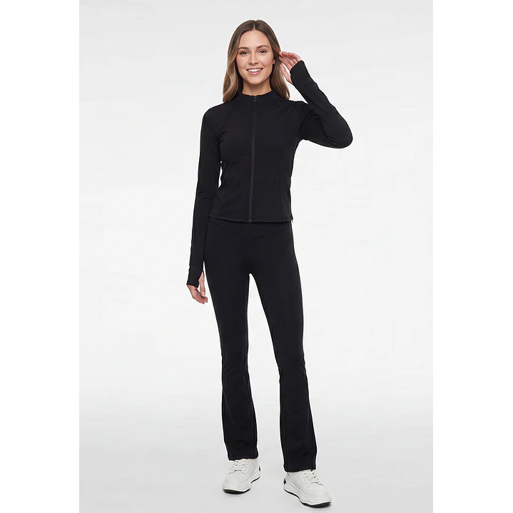 Polerón Active Mujer Negro 4