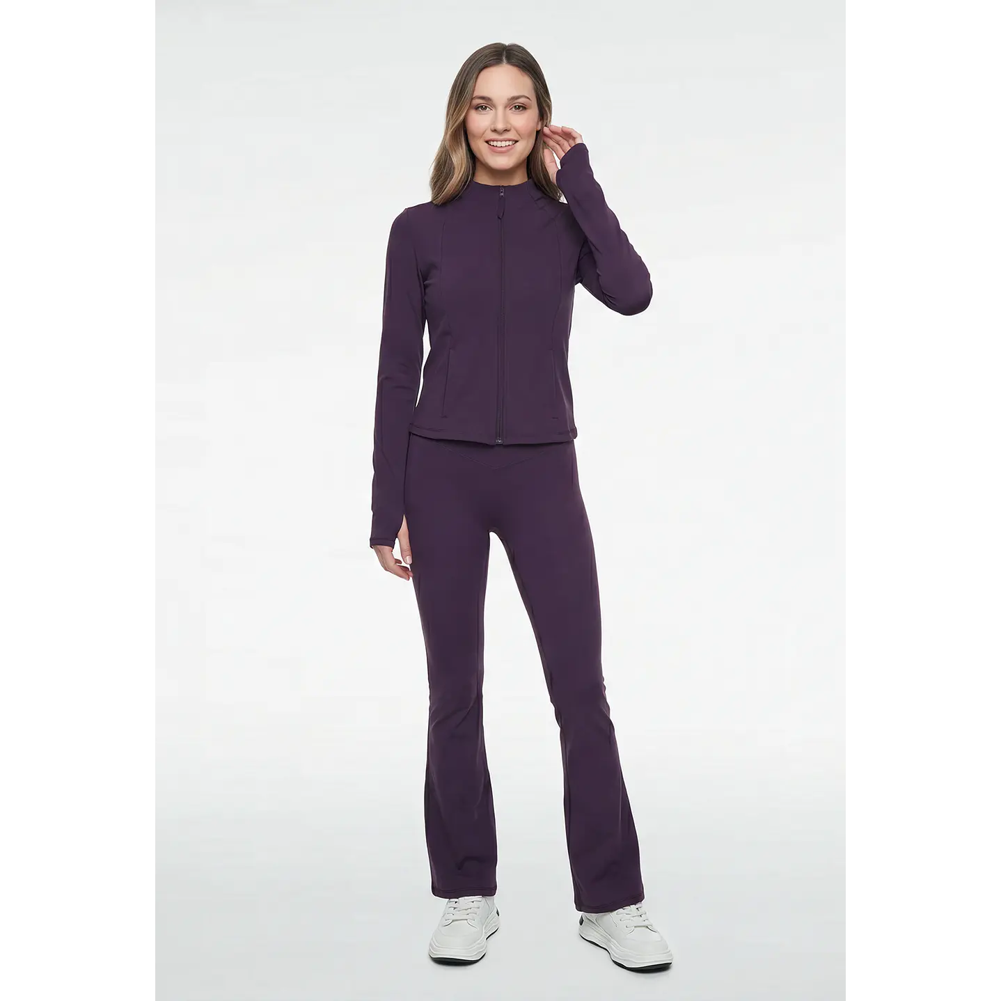 Polerón Active Mujer Morado 3