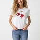 Polera Guinda Mujer Blanco - Miniatura 1