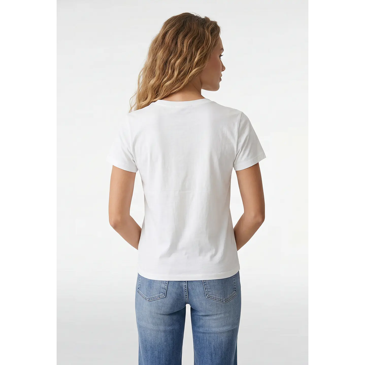 Polera Guinda Mujer Blanco 3